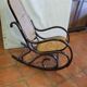 Rocking chair en bois courbé