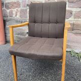 Paire de fauteuils chaises scandinave lounge années 60 fröscher kg