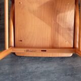 Baumann wood and leatherette chairs