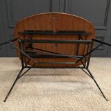 Scandinavian transformable coffee table by Smorrebrod tubular base