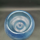 Blue ceramic bowl and its undercut