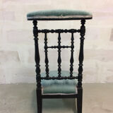 Church kneeler authentic blue velvet