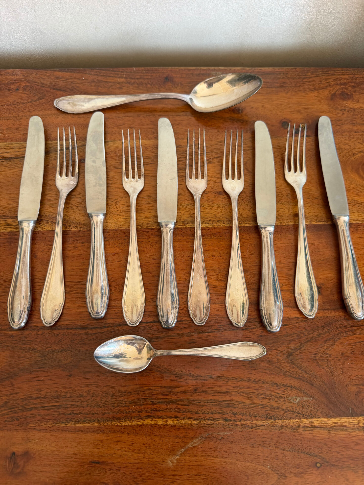Set of solid silver cutlery Germany