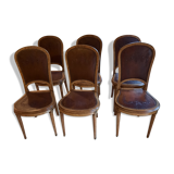 6 art deco chairs