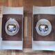 2 SPACE AGE wall lamp Futuristic design 1970 Reggiani Italy