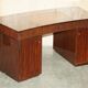 Bureau Art Déco Ralph Lauren Macassar & cuir