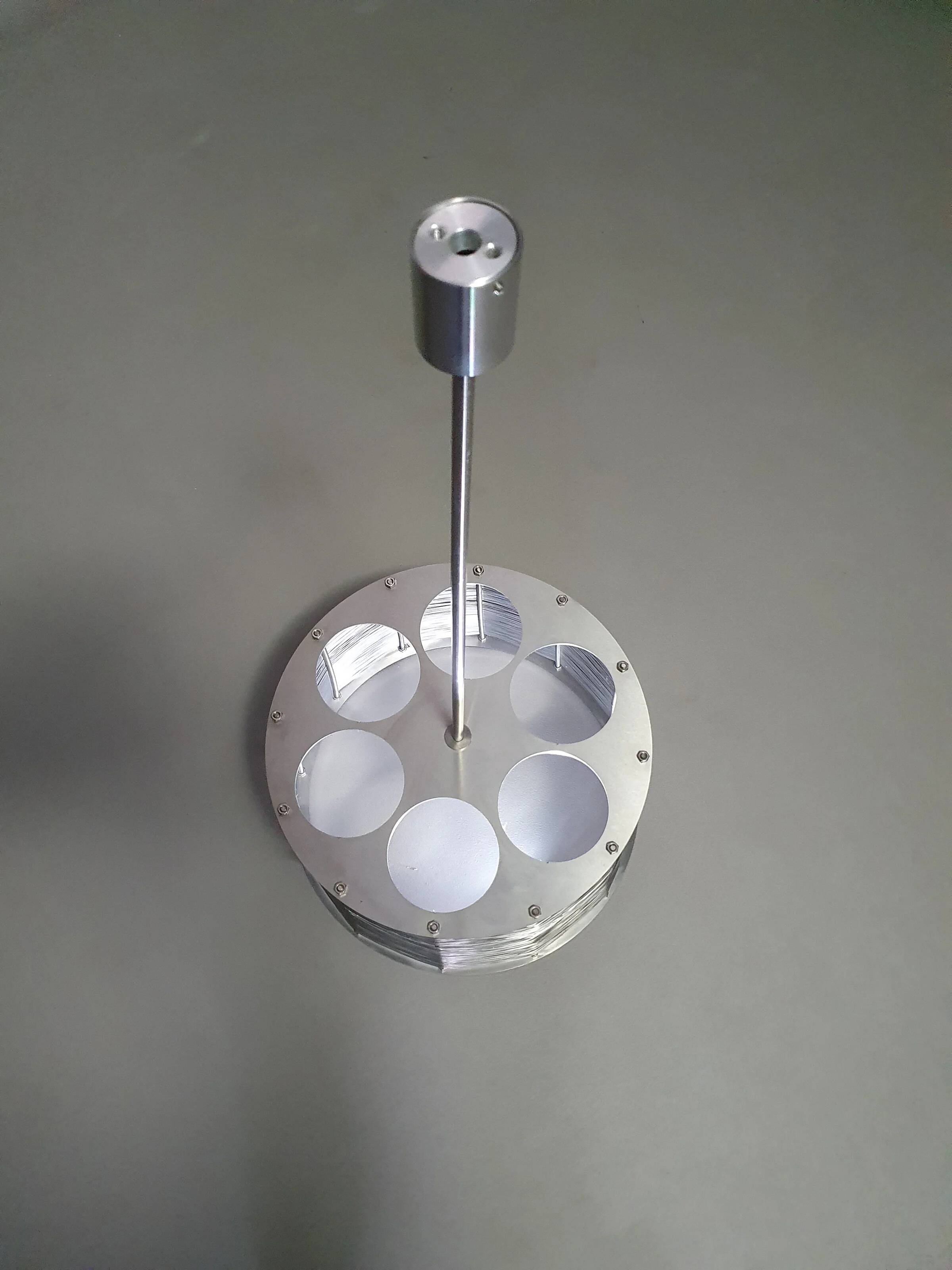 Very rare Adlumen lamp / pendant, inox wired