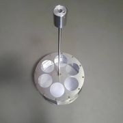 Lampe / suspension Adlumen très rare, câblée en inox