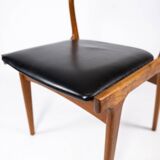 A set of four dining room chairs of teak of danish design, 1960s