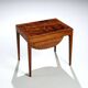 Table d'appoint, de couture en palissandre par Severin Hansen pour Haslev, Danemark 1960