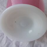 Pink opaline single-flower vase