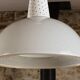 Mathieu Matégot for Holophane, modernist pendant, circa 1955-1960.