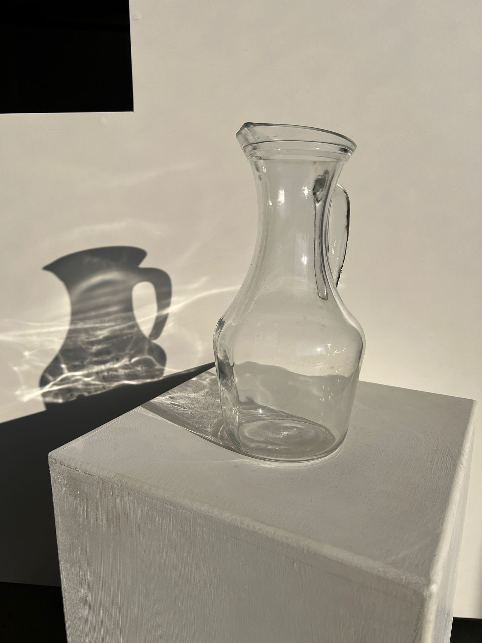 Vintage water decanter H: 25cm