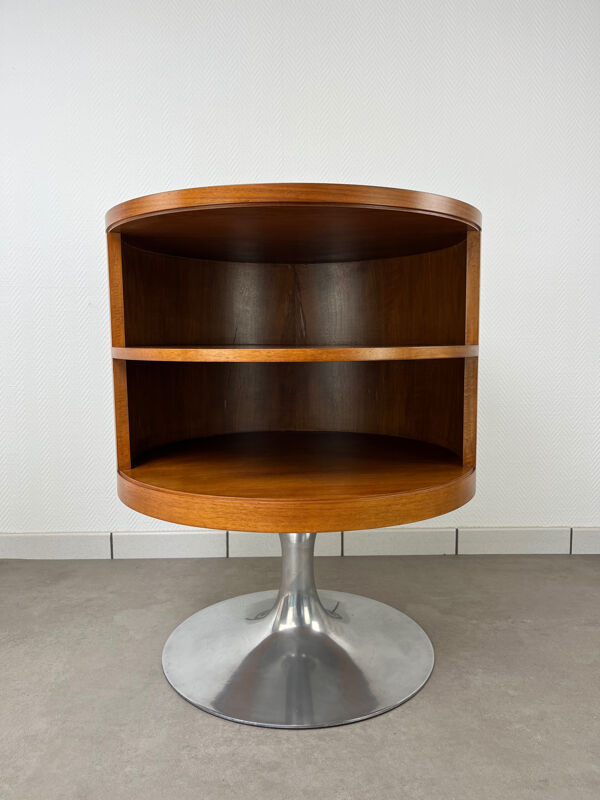 Arkana Maurice Burke, table guéridon pivotant pied tulipe