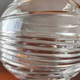 Round crystal vase