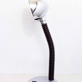 Chromed metal desk lamp