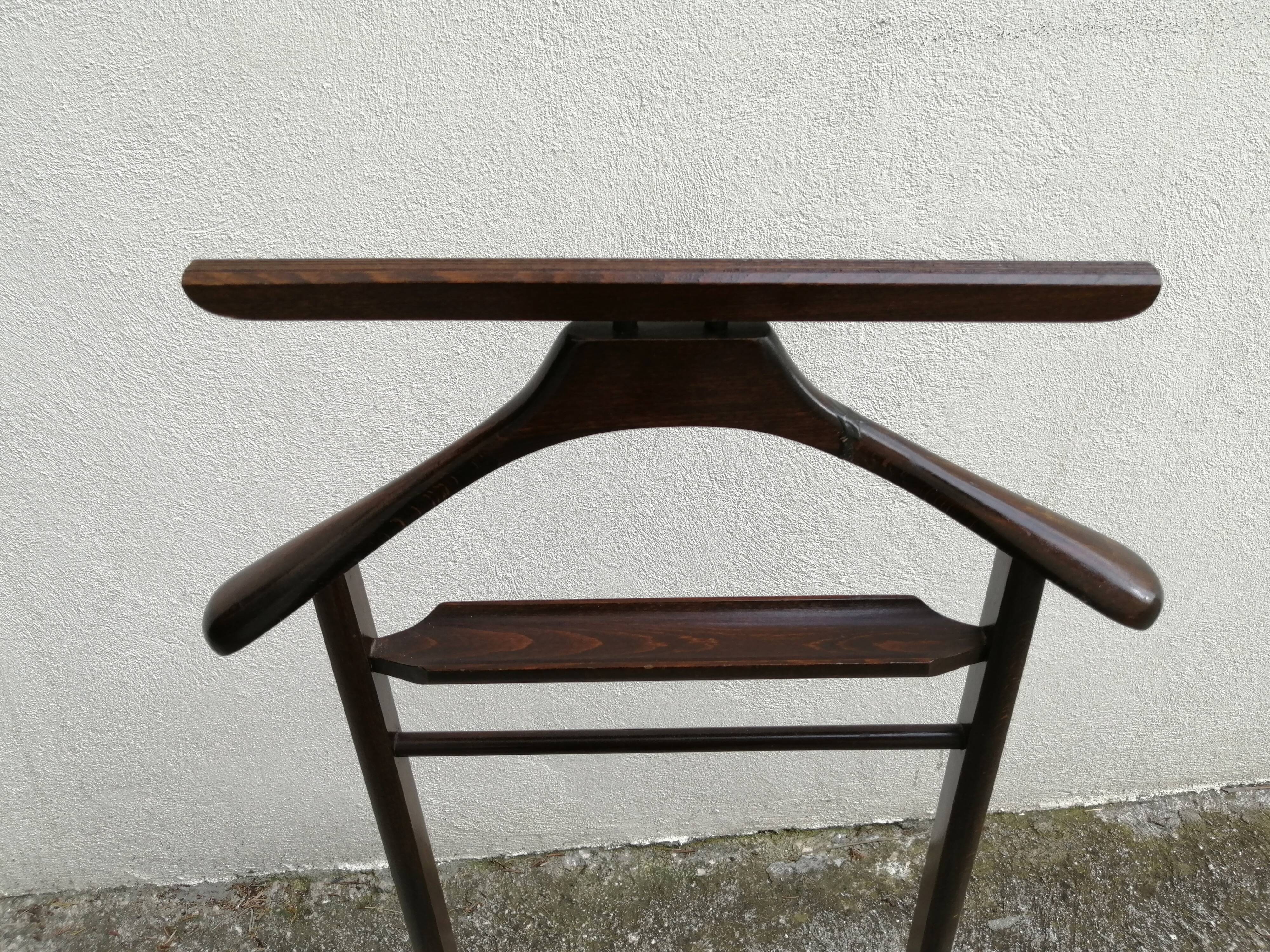 Vintage wooden valet