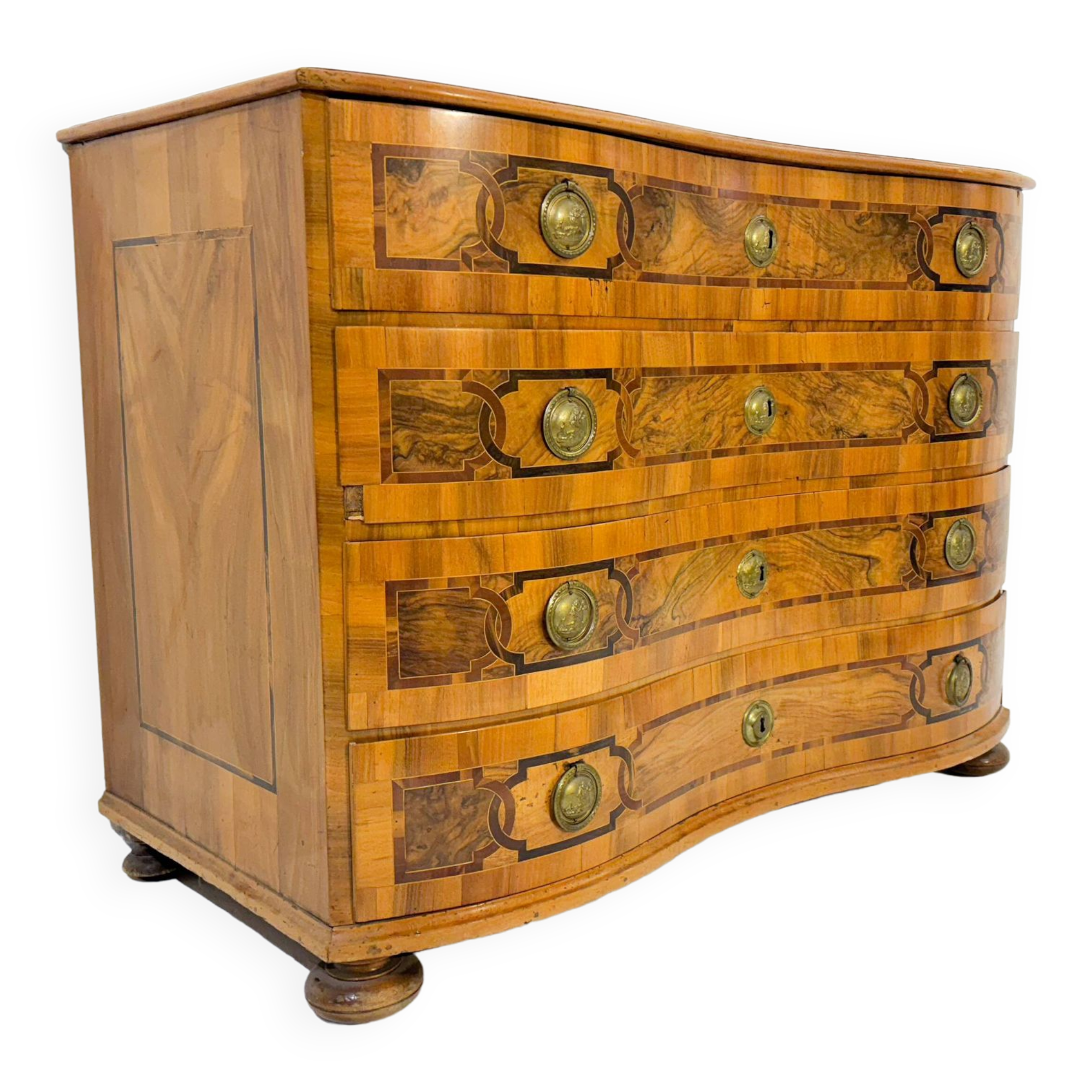 18th Century German Walnut Chest of Drawers