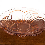 Glass platter, Poland, 1960s