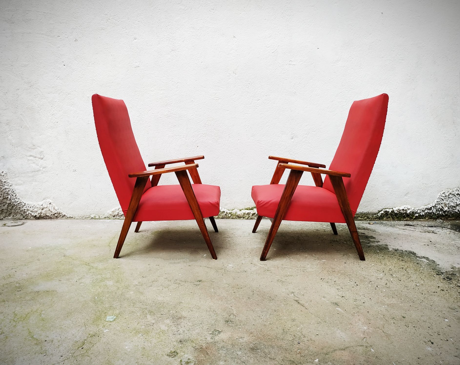 Pair of Scandinavian armchairs