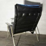 Chair faux leather black rob parry easy chair