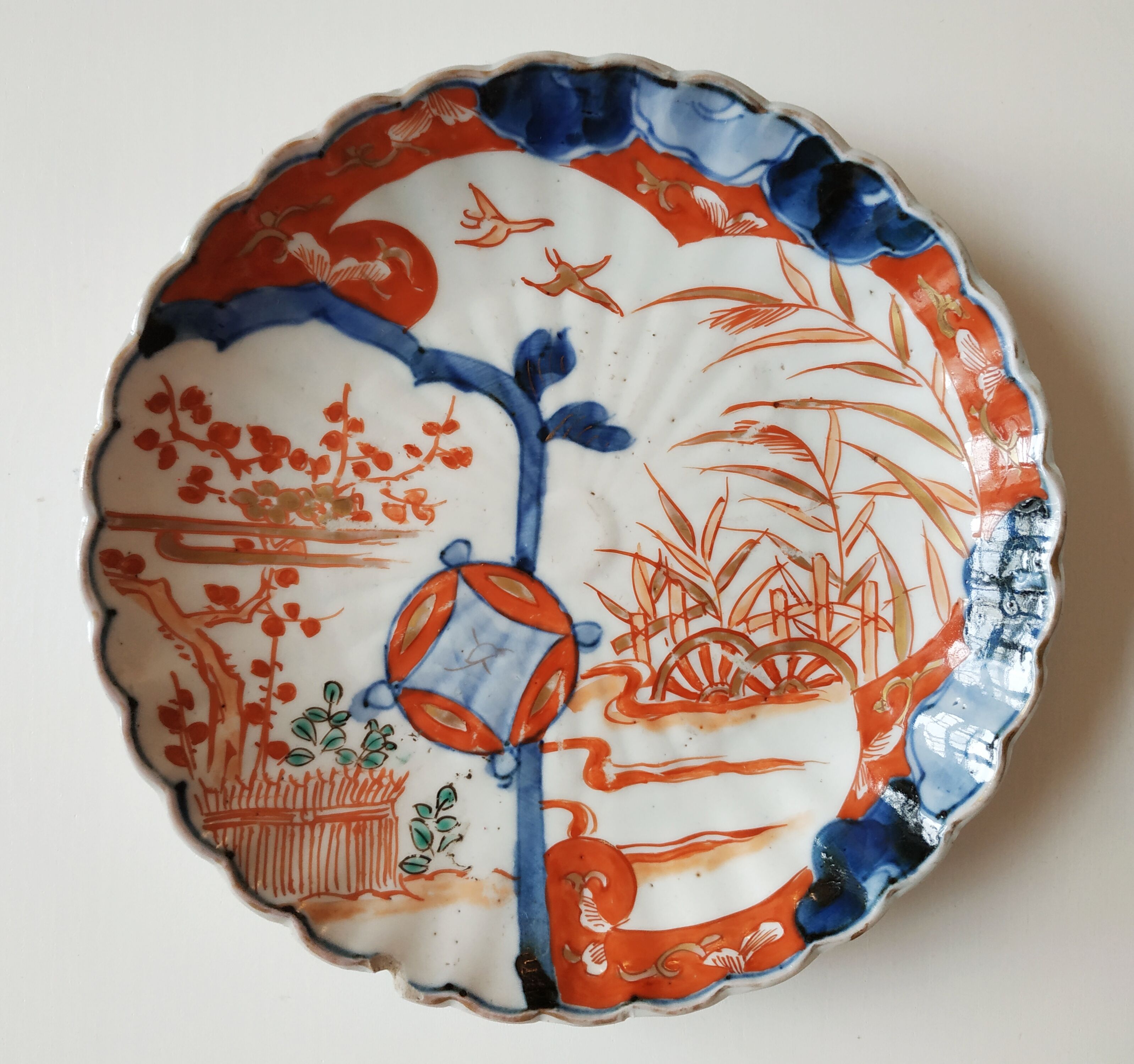 Lot de 4 assiettes Imari, Japon, période Meiji (1868-1912)