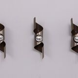 3 Appliques murales Raak Space Ace mode ''Wokkel'' 1970