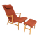 Fauteuil scandinave en hêtre, Suède, 1960