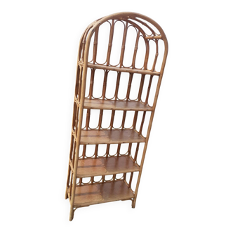Rattan shelf