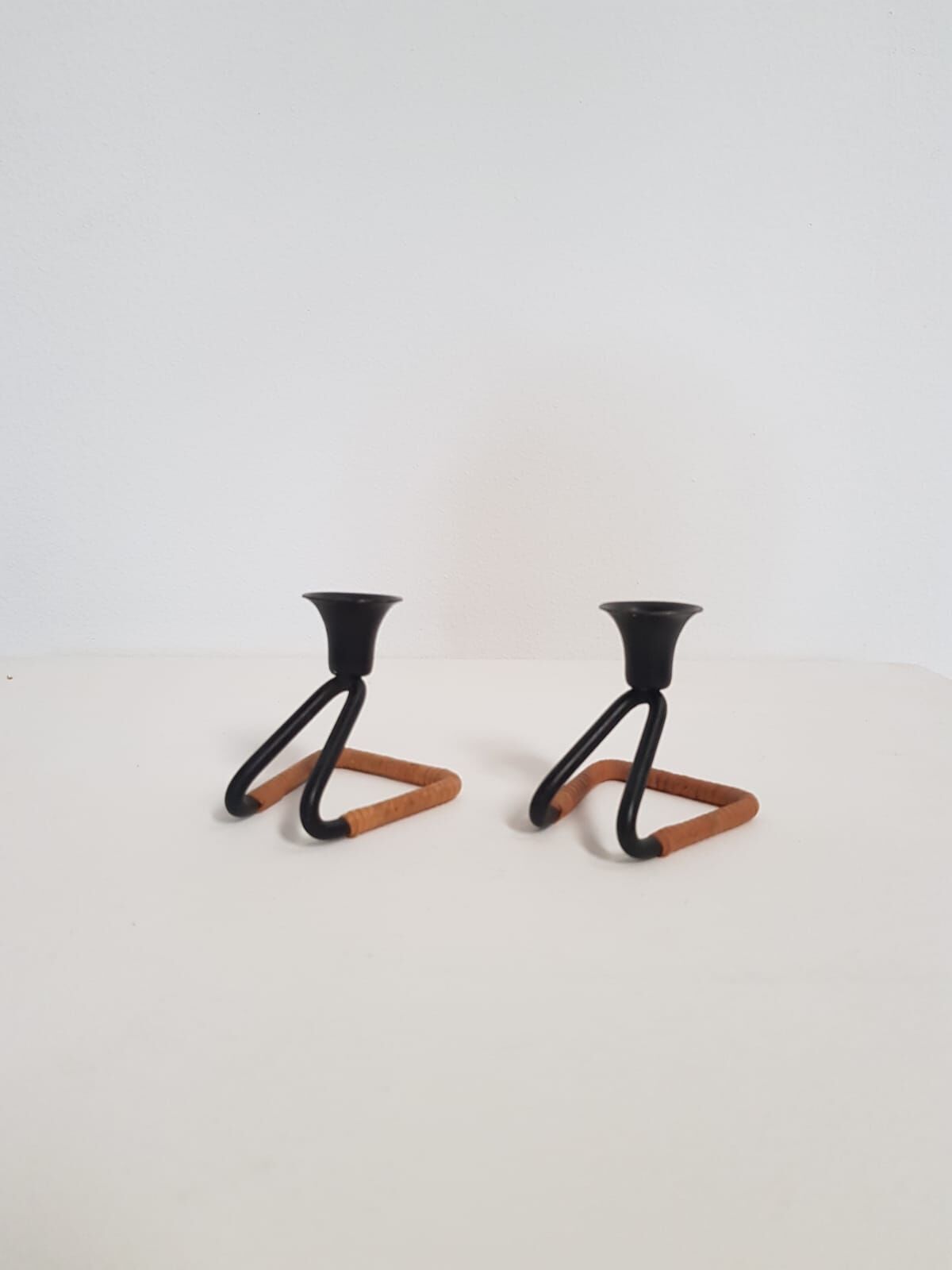 Pair of candlesticks Laurids Lonborg Denmark 60s