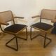 Paire de fauteuils rénovés type Breuer B64