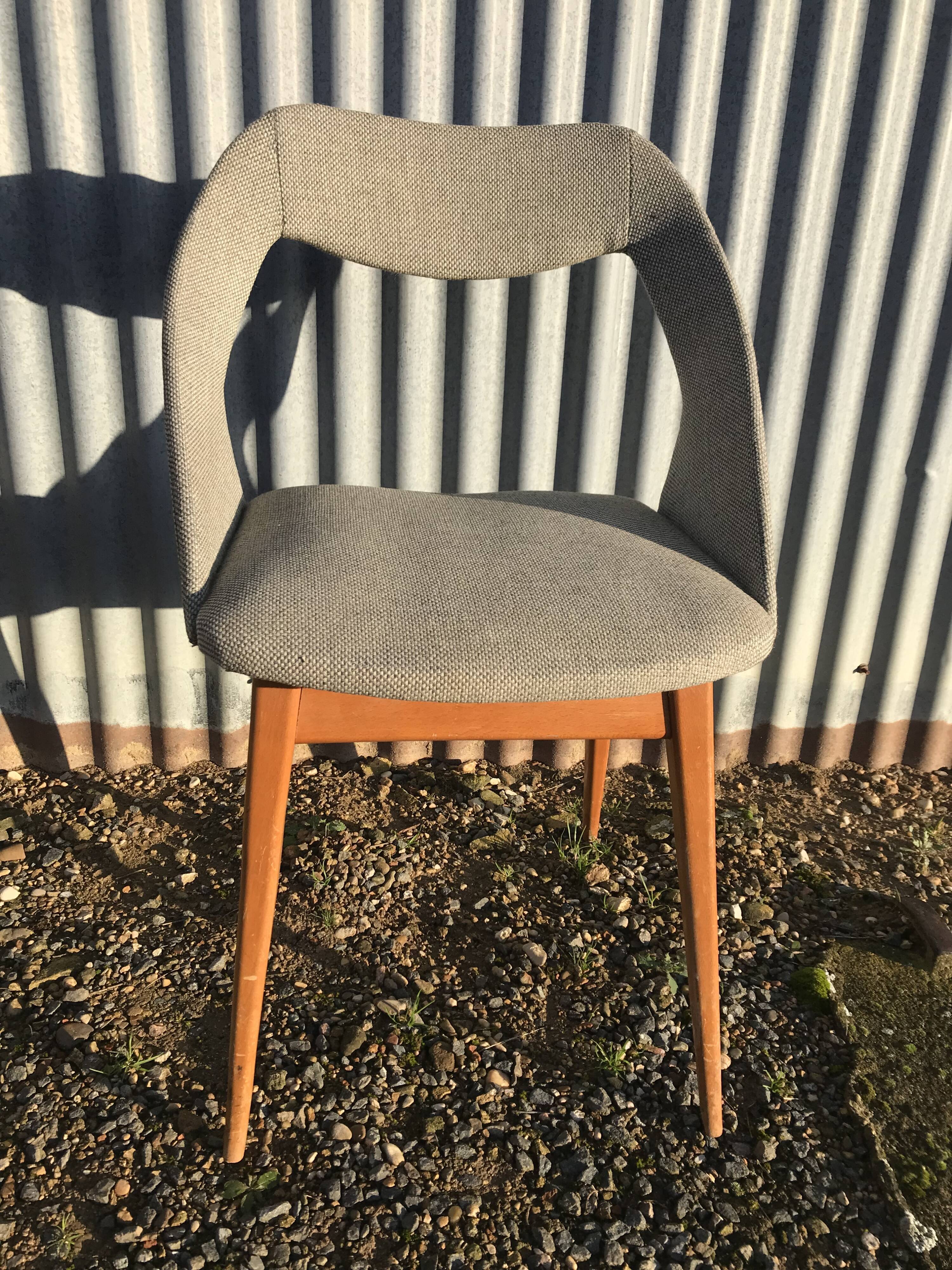 Set of 4 chairs Louis Paolozzi 1950