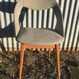 Set of 4 chairs Louis Paolozzi 1950