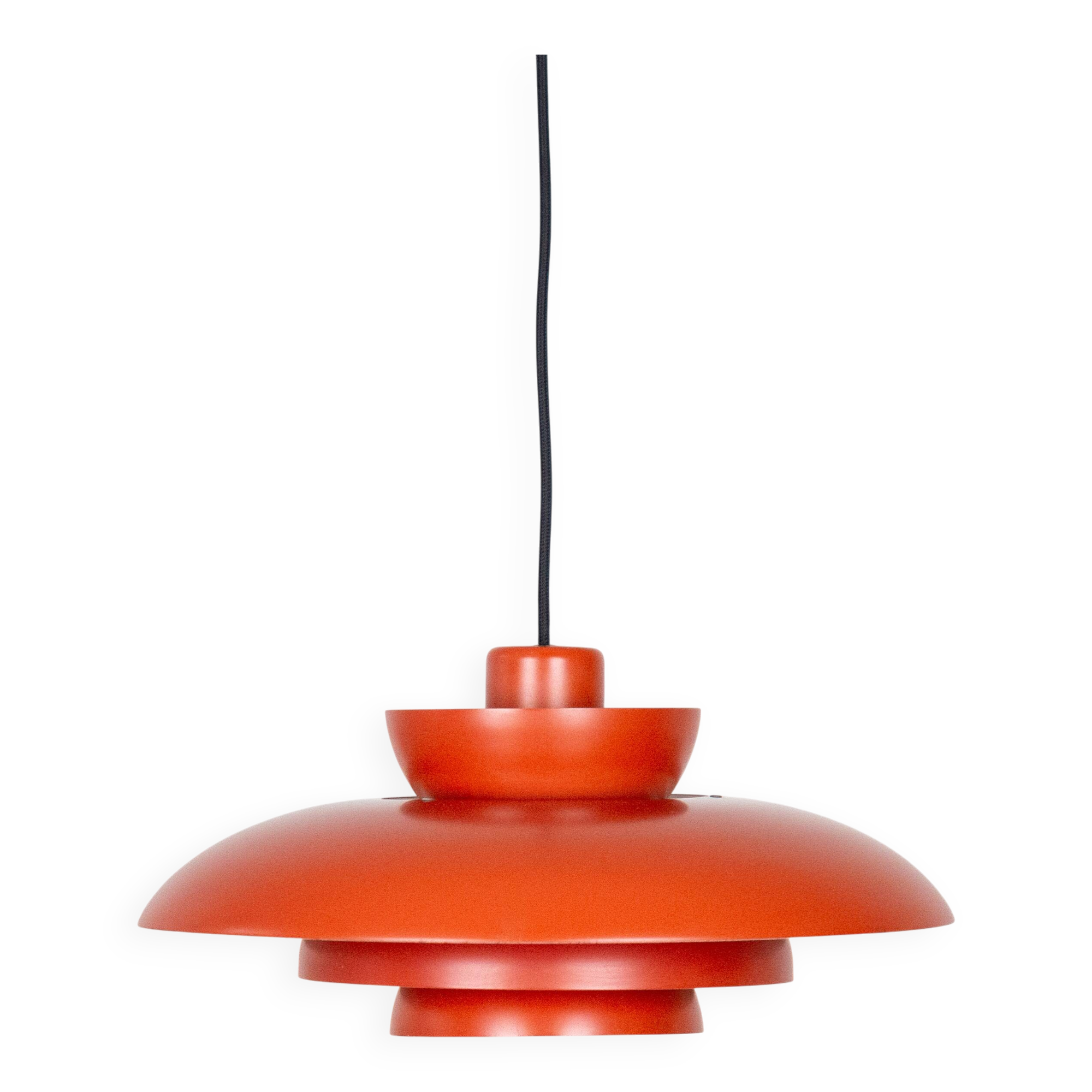 Danish vintage pendant lamp Penta by Jo Hammerborg, Fog og Morup, 1963