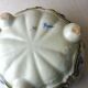 Old ceramic pot cover, decoration flowers, Rouen