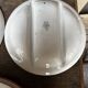 7 Asparagus Plates Late 19th Century Opaque Earthenware Luneville France