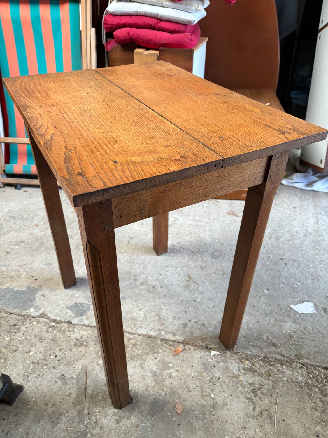 Oak side table