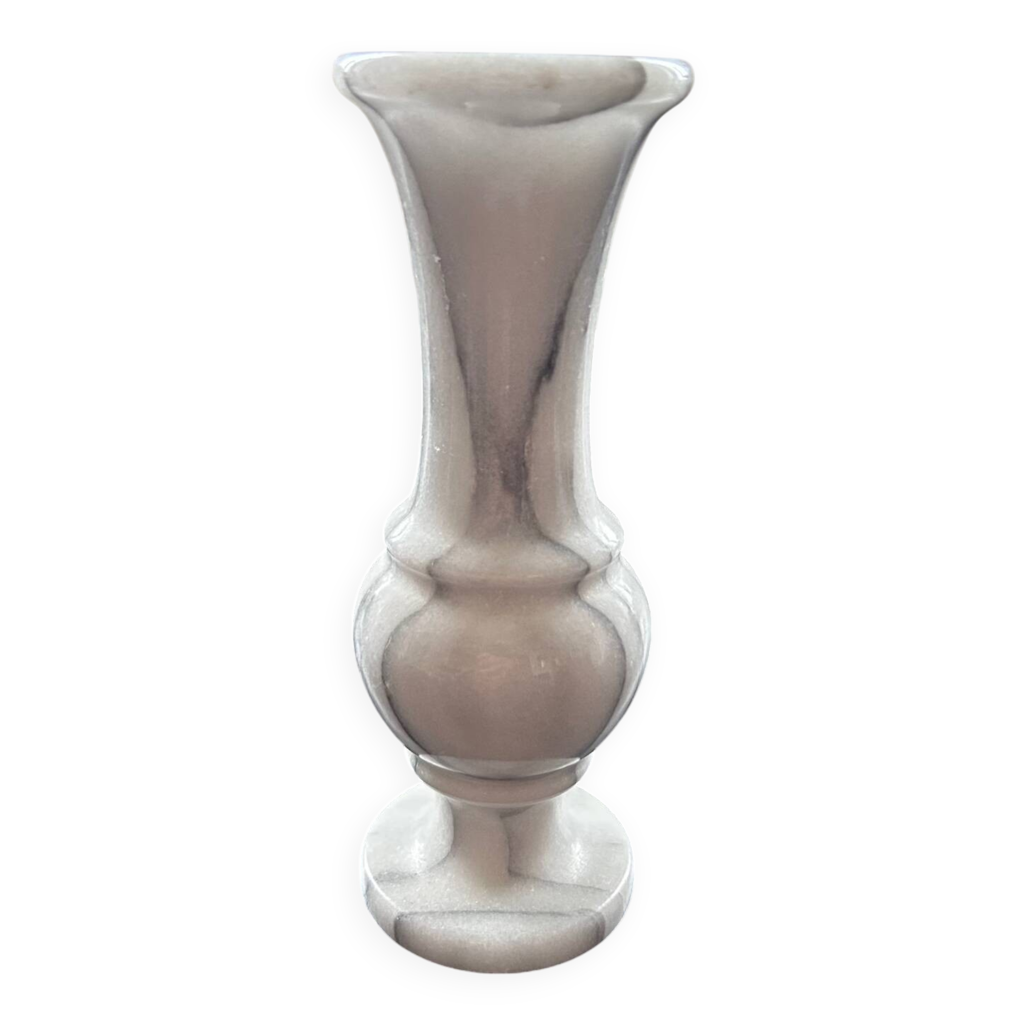 White marble vase
