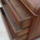 Louis Philippe walnut chest of drawers