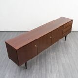 Vintage enfilade, dark walnut, restored, 220cm