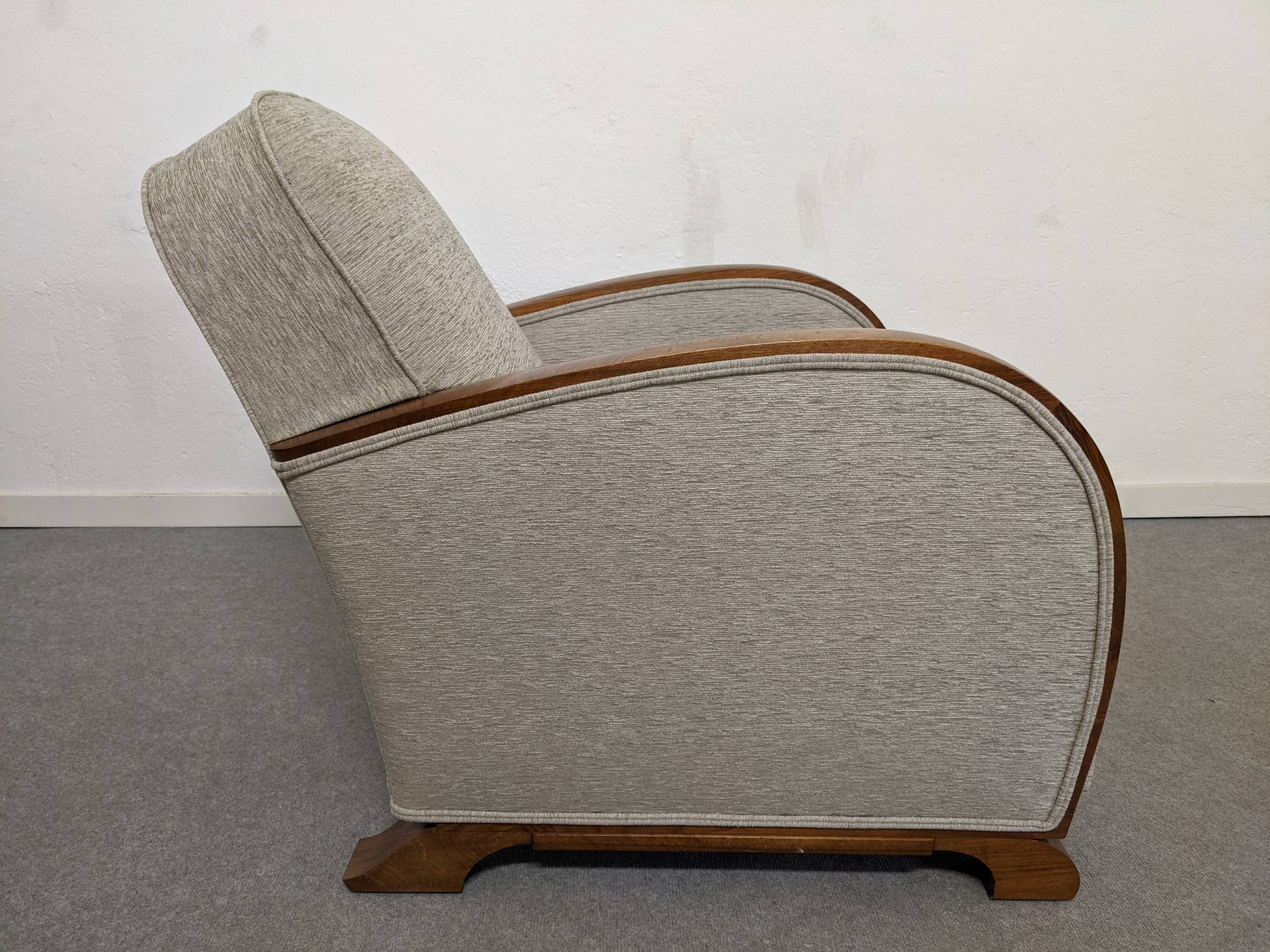 Art deco armchair from the 1920s