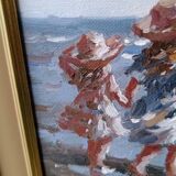 Children at the seaside.