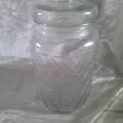 Set of 2 glass candy boxes