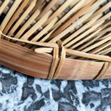 Asian wicker basket