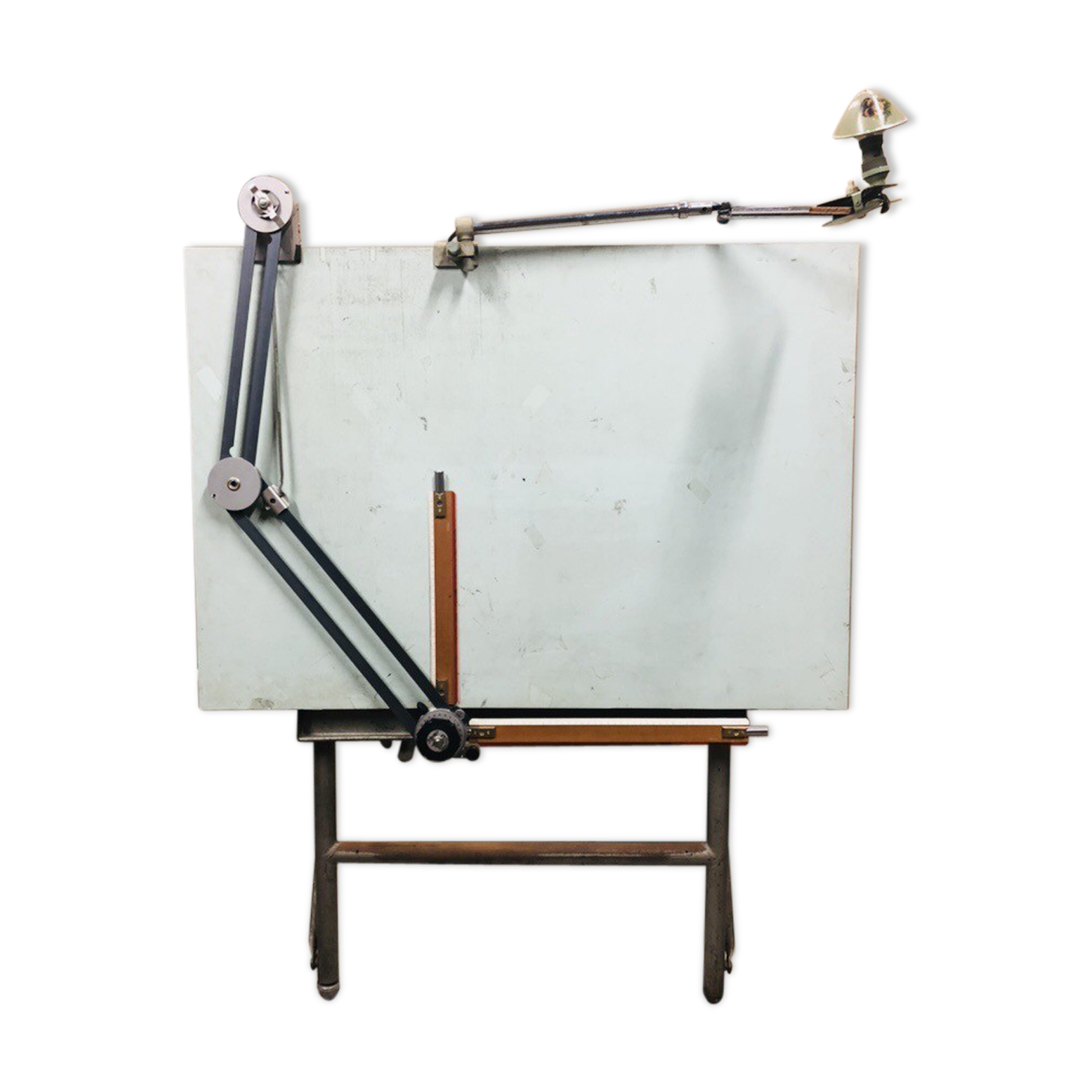 Old architect table of the brand Unic