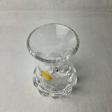 Hand-cut vintage crystal vase