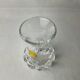 Hand-cut vintage crystal vase