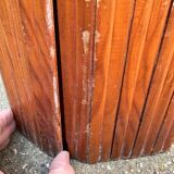 Large vintage wooden drum screen