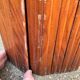 Large vintage wooden drum screen