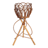 Rattan plant holder